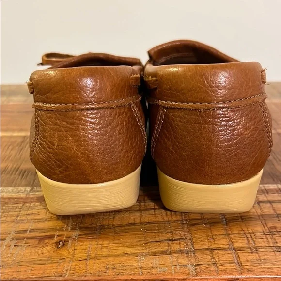 SAS Brown Leather Loafers with Tassels, Women’s Size 9, Run Small - Picture 5 of 8